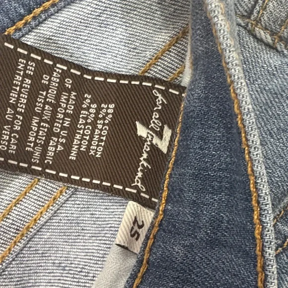 7 For All Mankind Lexie Bootcut Jeans - Size 25 - Picture 4 of 9